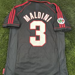 AC Milan Home Jersey 1998–1999 – Maldini #3 (Medium)