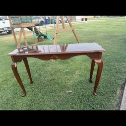 Vintage Queen Anne Console Table (make Me An Offer)