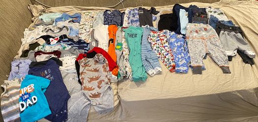 Boy’s assorted clothes bundle size 3-6 months