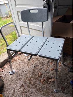 Medline Shower Chair/Bench with Backrest