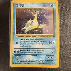 Pokemon, Lapras (10) - Fossil