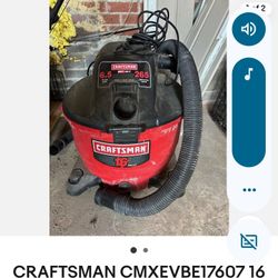 Craftsman Wet Dry Vac 6.5 With With Detachable Leaf Blower