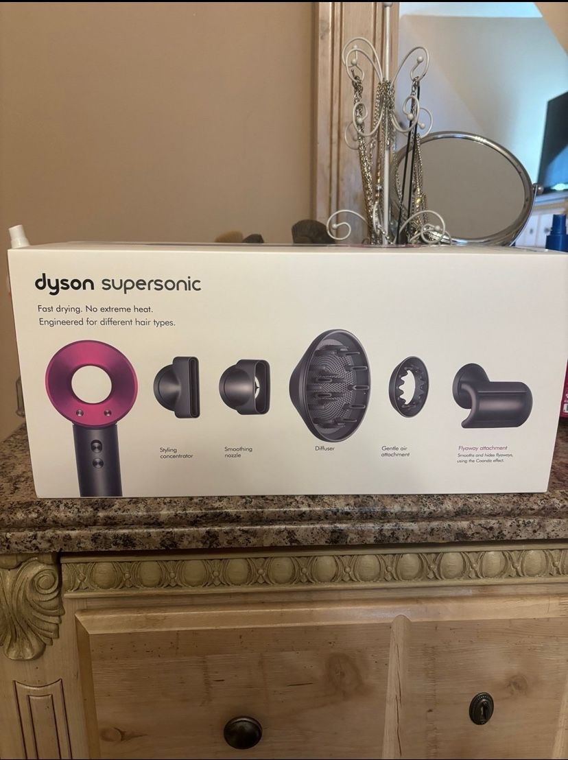 Dyson sSupersonic Hair Dryer HD07 (Iron/Fuchsia)