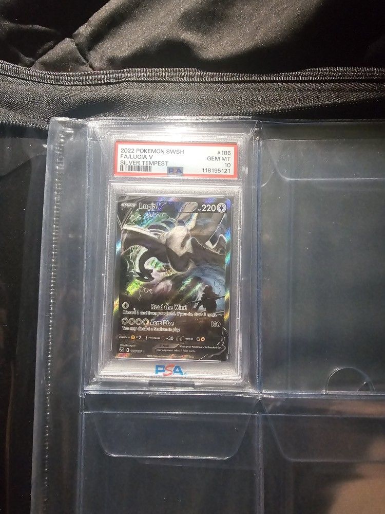 Pokemon PSA 10 Lugia V Silver Tempest.