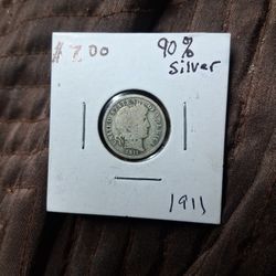 Barber Dime