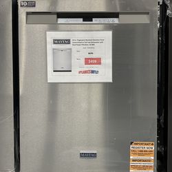 MAYTAG 24 in. 50 dBA Front Control Built-In Tall Tub Dishwasher w/Dual Power Filtration