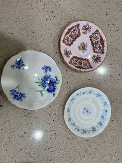 Tea Cup Saucers & Display Stands