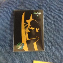Fleer DC 95' Gold Blaster Batman forever trading cards