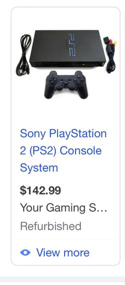 Ps2 With Cords And Games