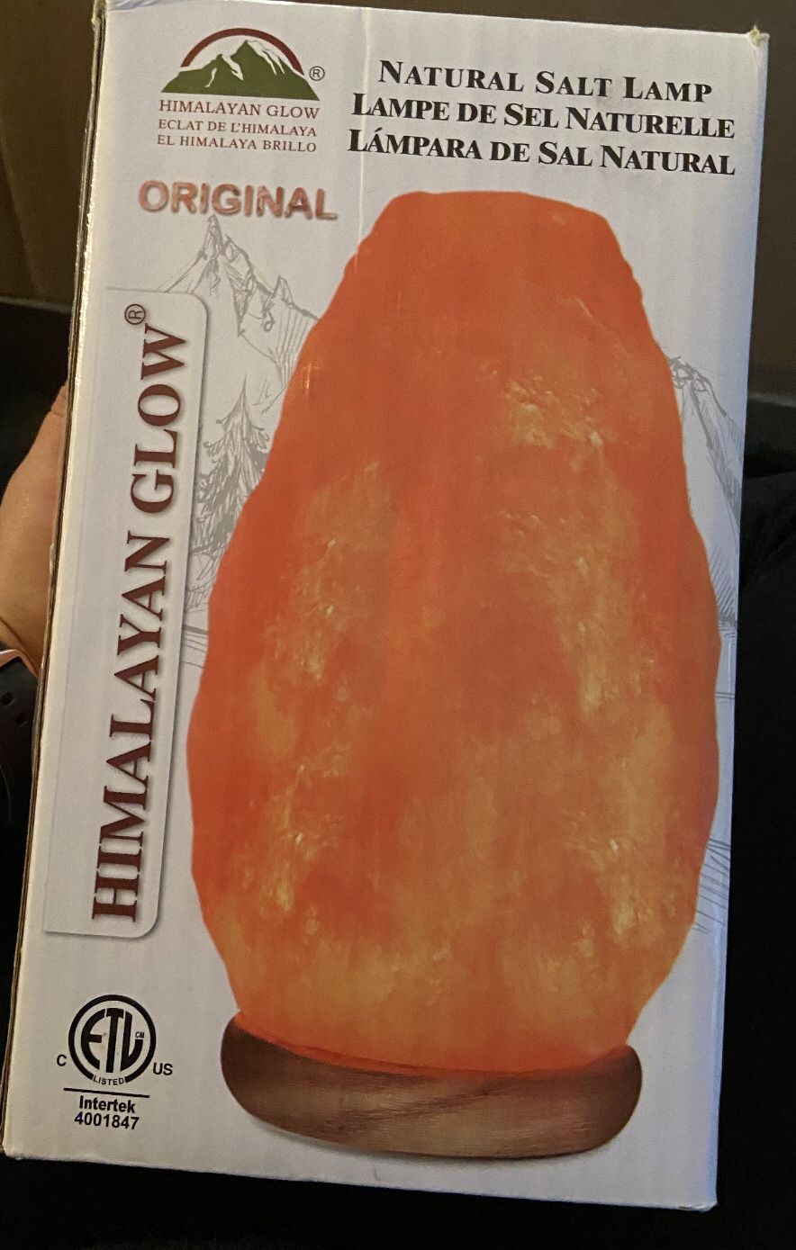 Himalayan salt lamp