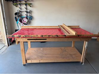 Slab flattening table set up Jig
