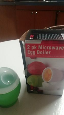 2 PK MICROWAVE EGG BOILER. NEW NEW