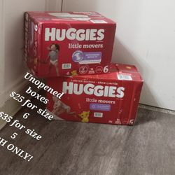 Huggies Li'l Movers Diapers Size 5 Box