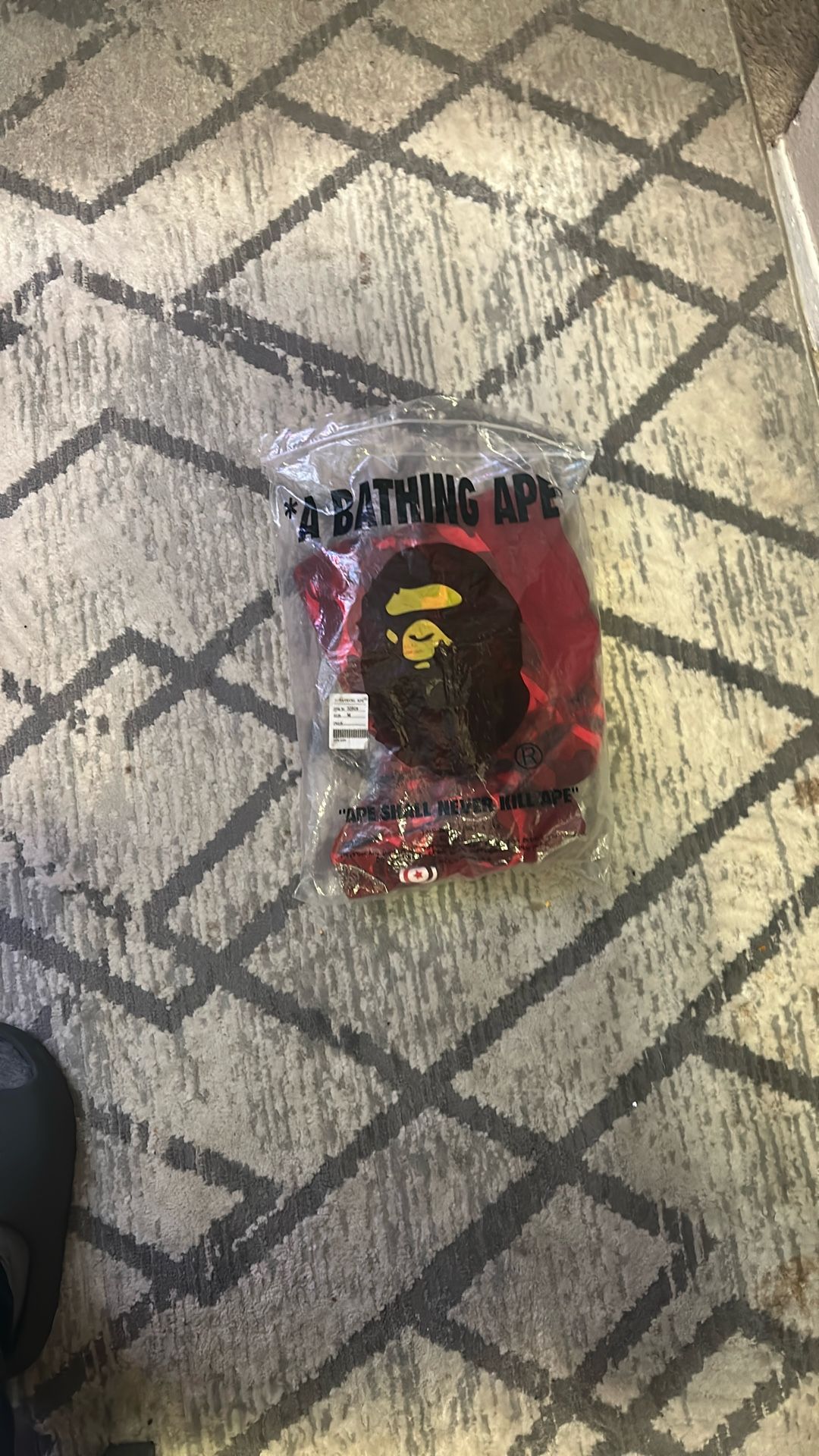 Red Camo Bape Hoodie