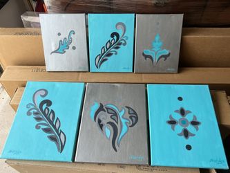 6 Paintings Done By My Mother - $15 For All 6