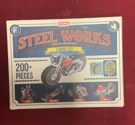 Never opened steel works motorcycle model kit