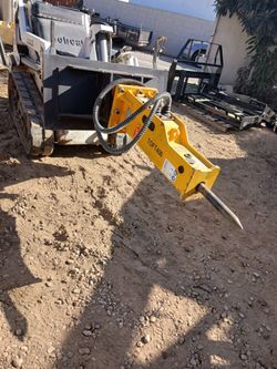 Bobcat concrete breaker
