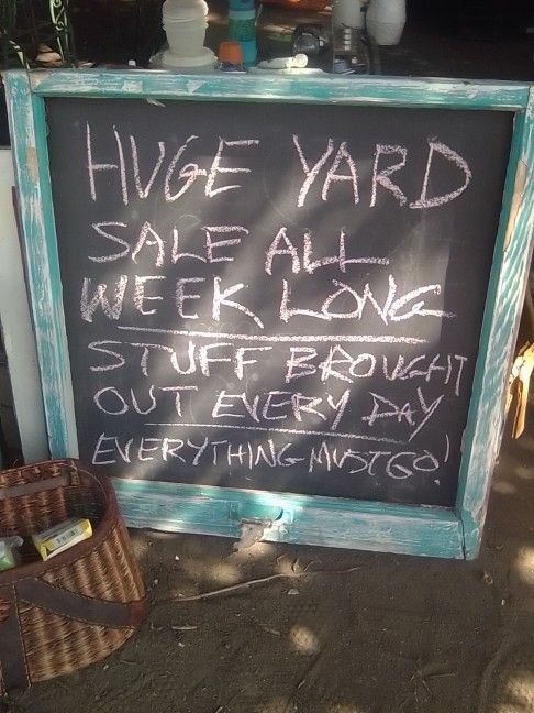 Yard Sale
