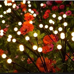 Sunlight Powered Landscape Firefly Lights