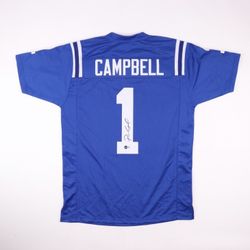 Parris Campbell Signed Indianapolis Colts Signed Jersey (Beckett)