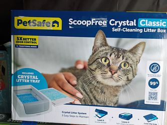 scoop free self cleaning litter box