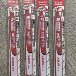 DIABLO 9 in. 8 TPI Steel Demon Carbide Teeth Reciprocating Saw Blades for Thick Metal (3-Pack)