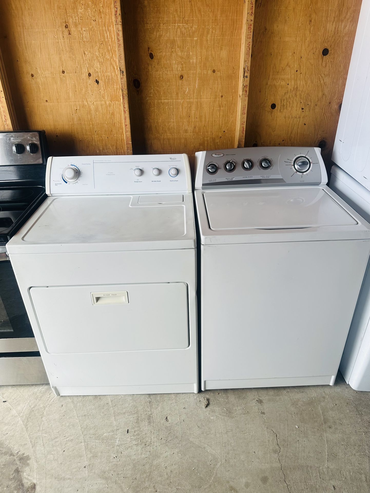 Whirlpool Washer And Dryer 220.v 3 Months Warranty Delivery Installation Everything $380