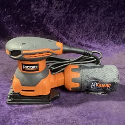 🧰🛠RIDGID 2.4 Amp Corded 1/4 Sheet Sander w/AIRGUARD Technology-NEW!-$30!🧰🛠
