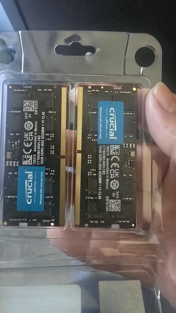 Crucial Ram DDR5 32 Gb Laptop