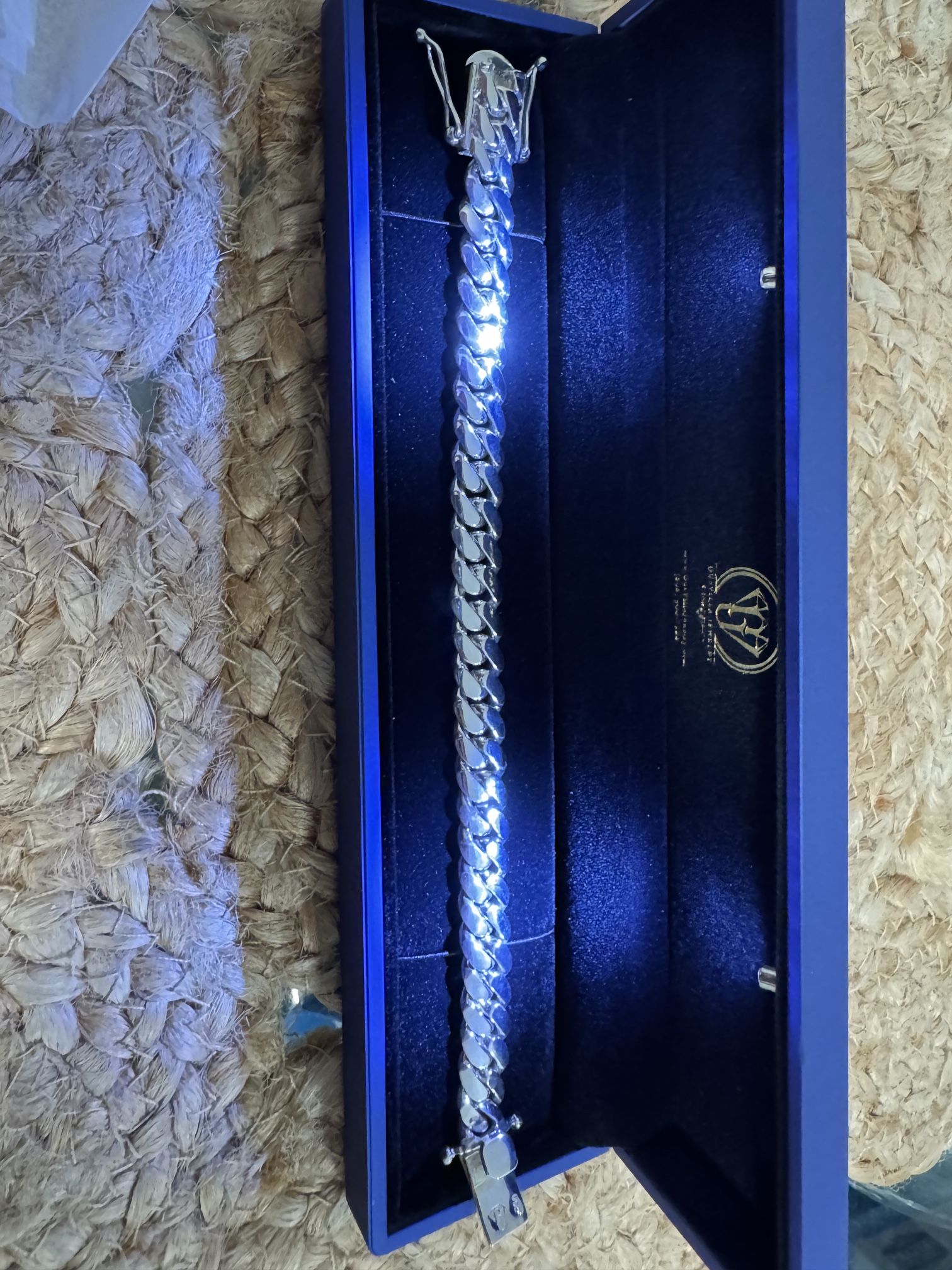 Cuban Link Bracelet Silver Gus Villa Jewelry