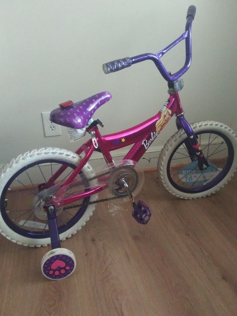New Barbie bike