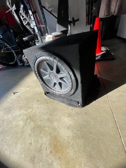 Kicker Subwoofer in Ported Box