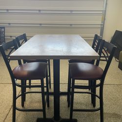 High Table H41xW30xL48 (No Chairs)
