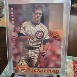 Ryne Sandberg 1992 Upper Deck All-star Fanfest All-star Heroes Insert Baseball Card 