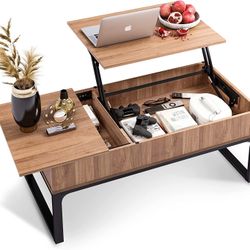 Coffee Table With Hidden Compartment - Multi-use