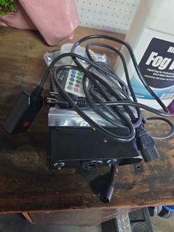 Fog Machine with Remote and Power Cables