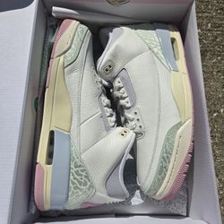 Jordan 3 Easter Spring Is In The Air 7, 7.5, 8, 8.5, 9, 9.5, 10, 10.5, 11, 11.5, 12, 13, 14