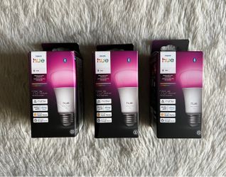 Philips Hue E26 Philips Hue White and Color Ambiance Smart LED Bulbs (3-Pack)