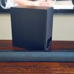 Polk Audio Sound Bar And Subwoofer
