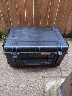 Pure Outdoor Weatherproof Hard Case - 33 x 22 x 17 Inches, With Wheels and Customizable Foam