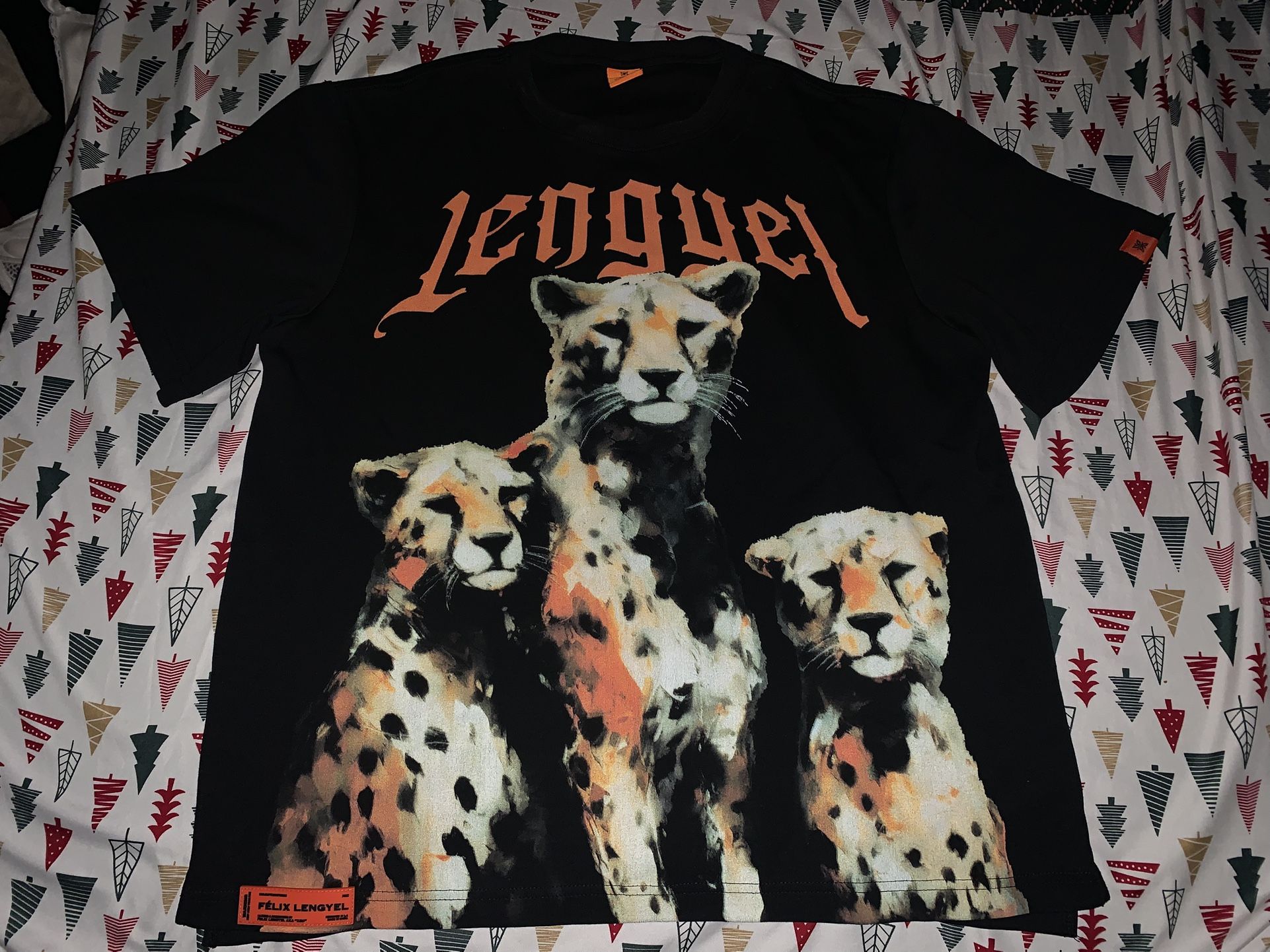 xQc Felix Lengyel Cheetah Shirt Large