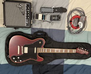 Custom Chambered Set Neck Master Series Telecaster Bundle Need Gone ASAP