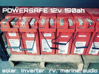 Powersafe& Northstar inverter batteries