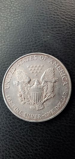 1oz FINE SILVER-ONE DOLLAR
