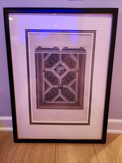 Framed Antique Print