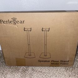Black Speaker Floor Stand