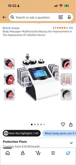 Body sculpting machine