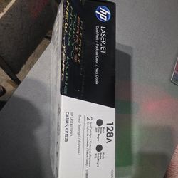 2 Hp Black Toner Cartridges 128A