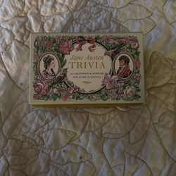 Jane Austin Trivia Game 