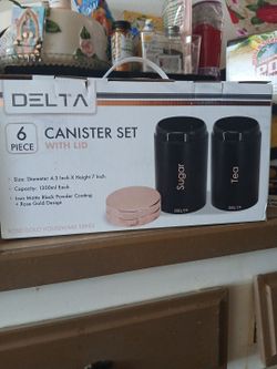 6 piece canister set